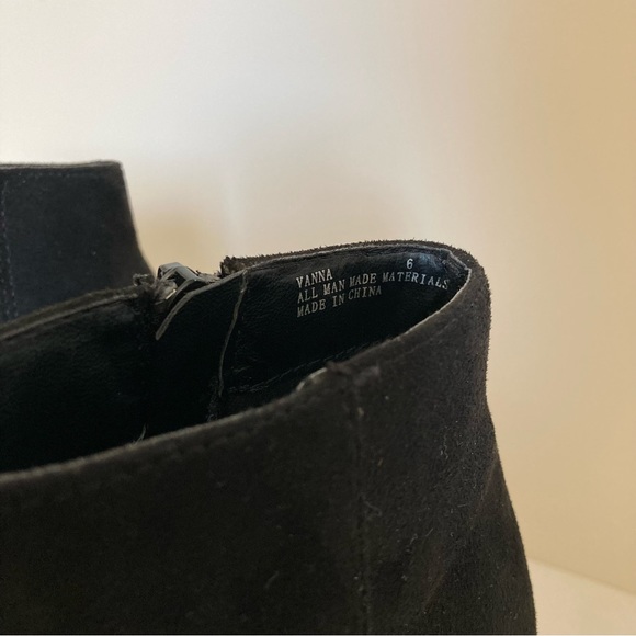 Charlotte Russe Black Velvet Mirror heel High-Heeled Booties size 6 - Picture 5 of 10